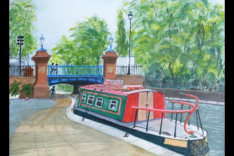 #38, Gwyneth Macaulay, Regent's Canal Houseboat